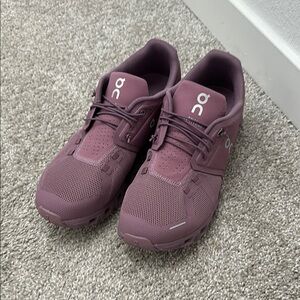 On Running purple Athletic Shoes with CloudTec Sole
